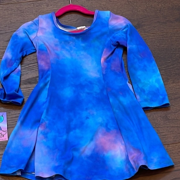 NWT Social Butterfly Girls 2 Long Sleeve Dresses Size 6 - Picture 2 of 7